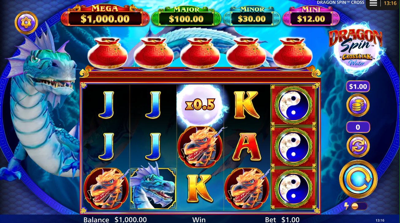 Dragon Spin Cross Link Water