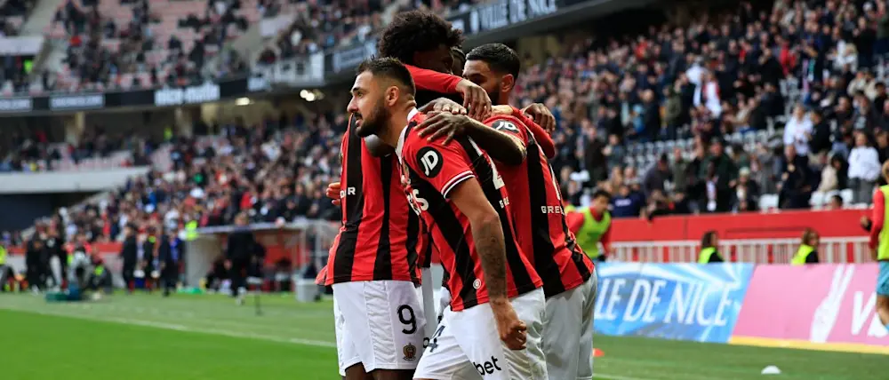 football 2024 ligue1 niza celebration