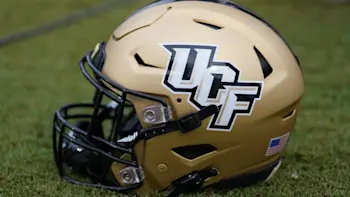 UCF Gold Football Helmet