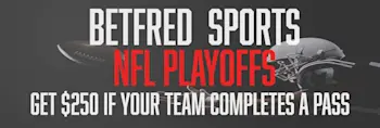 Betfred Playoffs - Bet $50, Get $250 if your team completes a pass