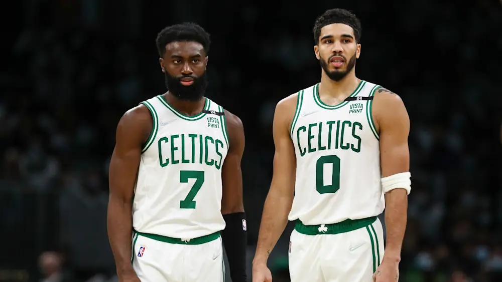 Boston Celtics Jayson Tatum Jaylen Brown