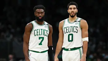 Boston Celtics Jayson Tatum Jaylen Brown
