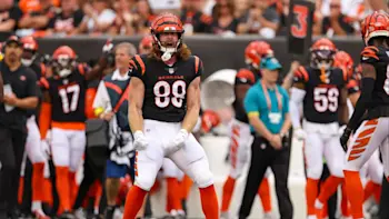 Hayden Hurst Bengals pumped up