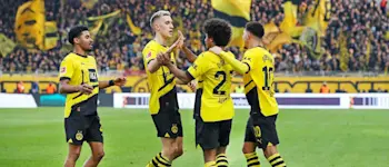football 2024 bundesliga borussia dortmund players celebration
