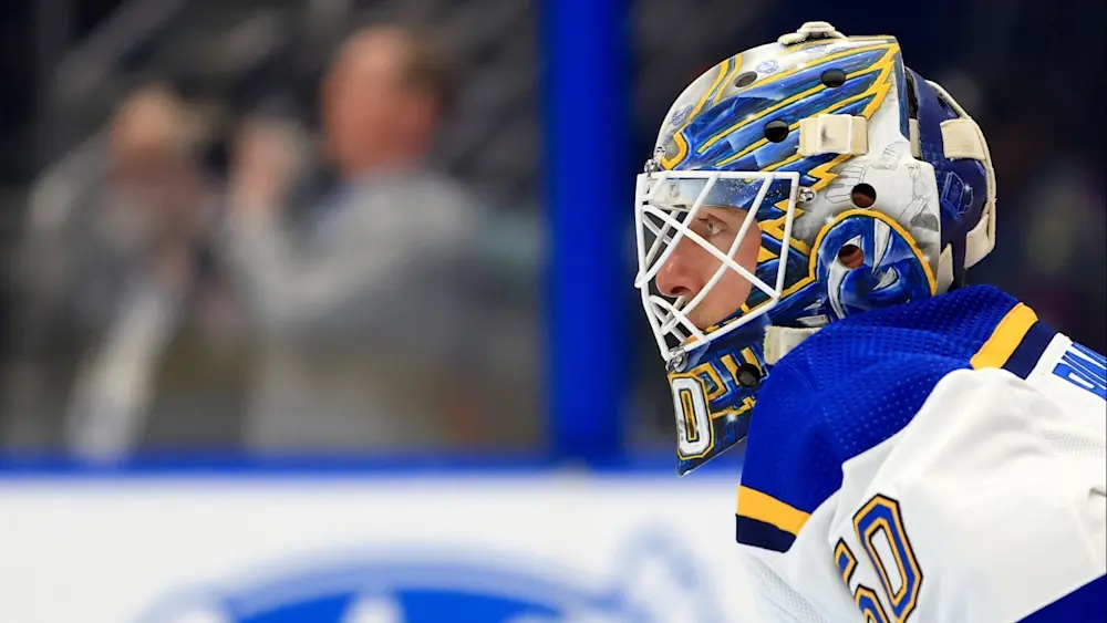 Jordan Binnington Blues Goalie