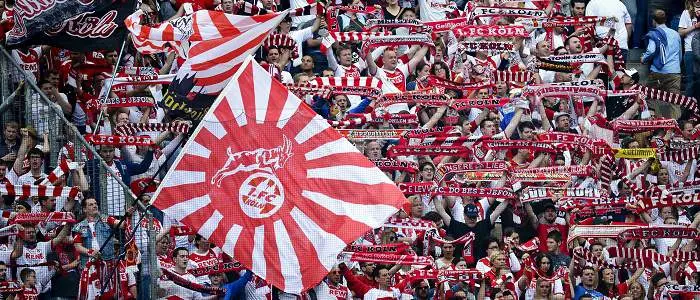r football bundesliga cologne fans flag