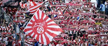 r football bundesliga cologne fans flag