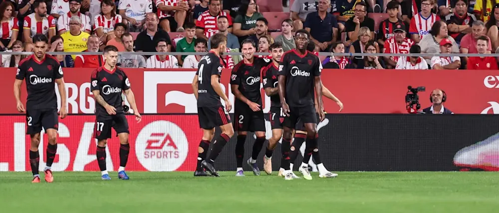 football 2025 laliga sevilla away montilivi celebration