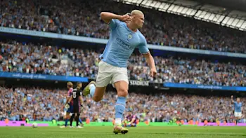Manchester City Erling Haaland Celebration