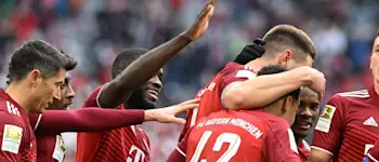 r football bundesliga bayern munich celebration 2022 8x3