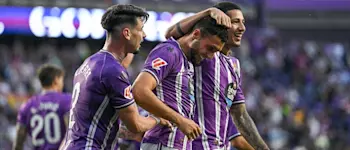 football 2024 spain liga ea sport valladolid raul moro goal celebration