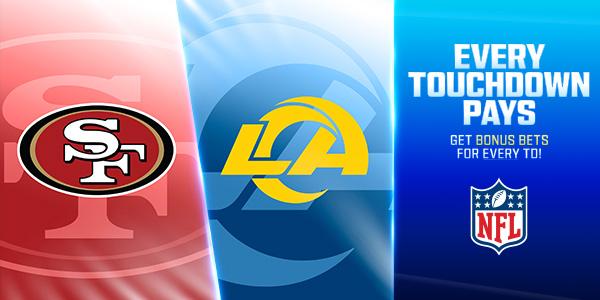 FanDuel Every Touchdown Pays Promo: Get Bonus Bets Back for Every Touchdown Scored During 49ers vs Rams