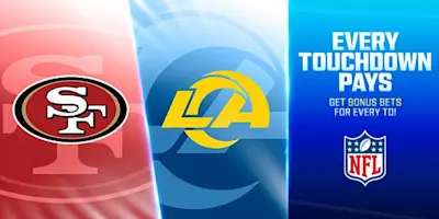 FanDuel 49ers vs Rams Touchdown Promo