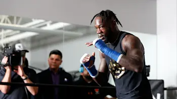 Deontay Wilder Media Workout
