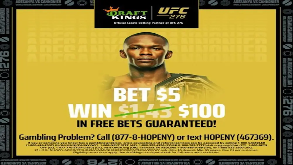 DraftKings UFC 276 Creative 2
