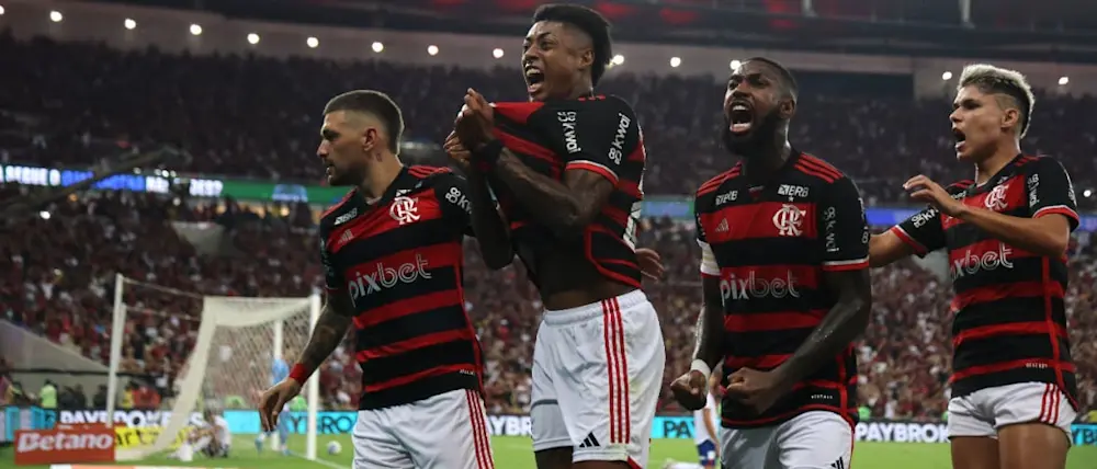 football 2024 brasileirao flamengo goal home celebration