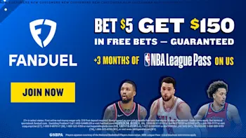 FanDuel Bet $5, Win $150 Guaranteed + NBA Pass