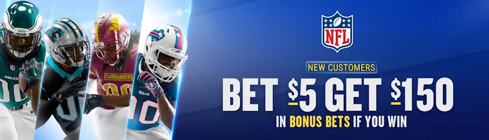 FanDuel bet $5 get $150