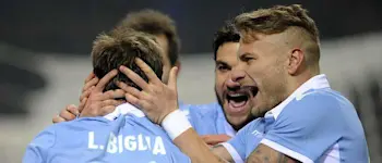 r football lazio celebrations