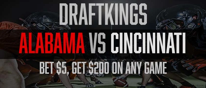 DraftKings Alabama vs Cincinnati