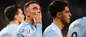 football 2024 spain liga ea sport celta aspas goal kiss celebration