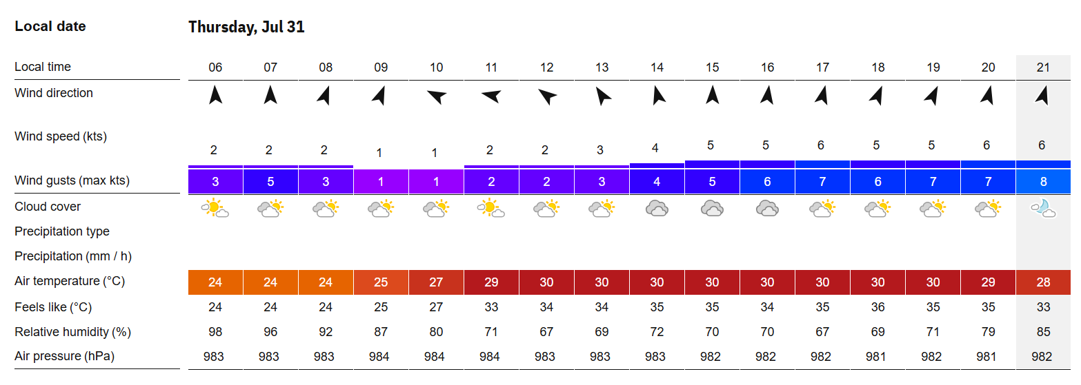 Wyndham Weather 2025
