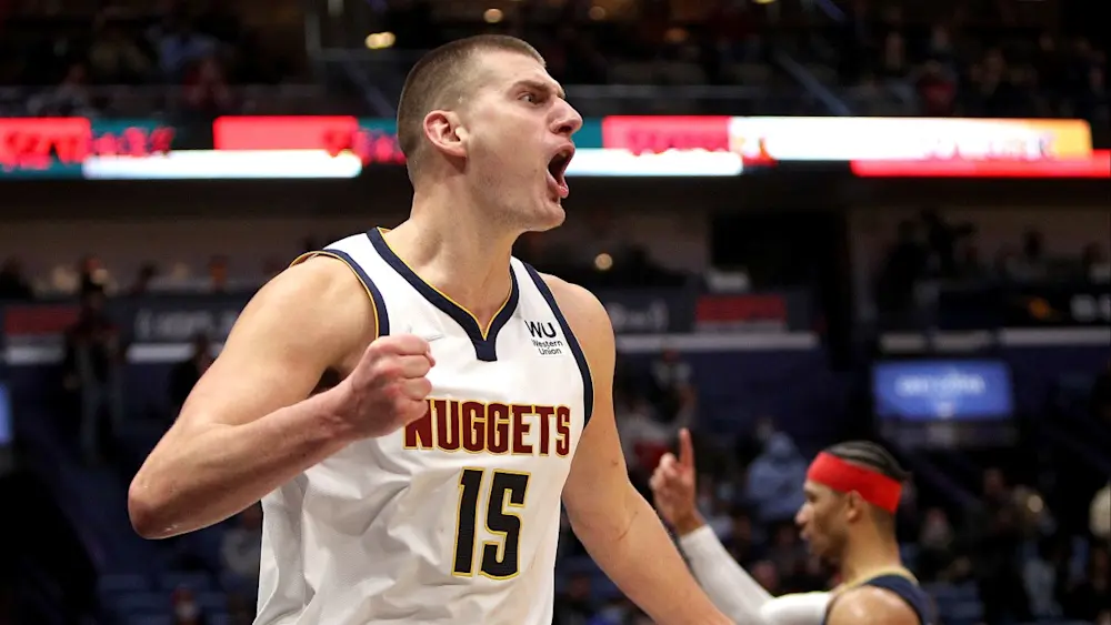Nikola Jokic Nuggets pumped up