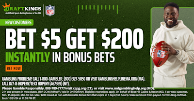 DraftKings Bet $5 Get $200 2024