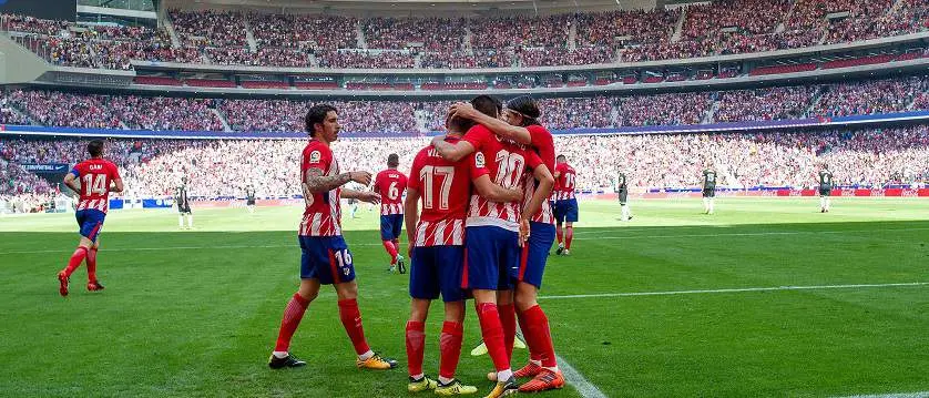 r football atletico celebrating wanda 2017