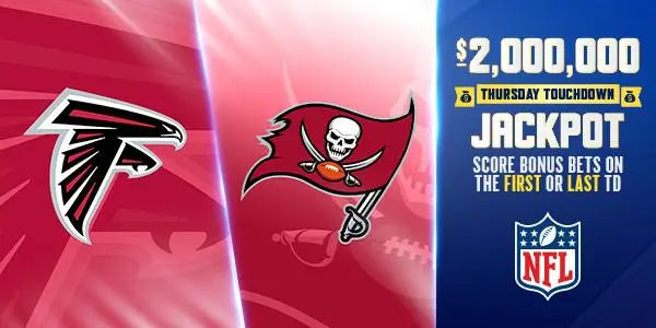 Falcons vs Bucs $2 Millions Jackpot