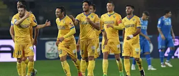 r football serieb frosinone celebrating new