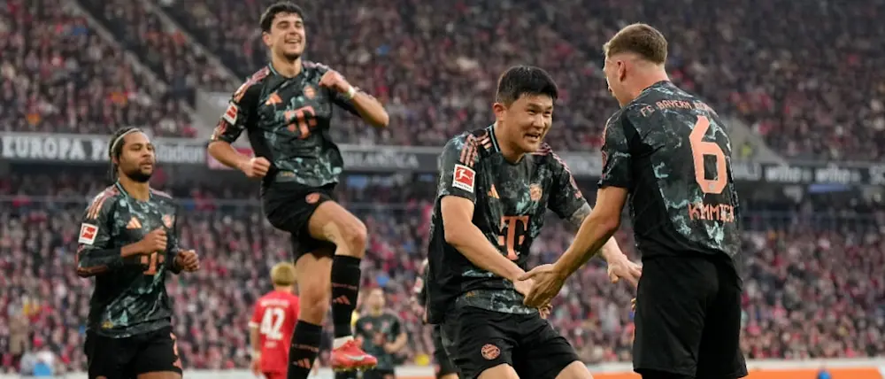 football 2025 germany bundesliga bayern munich away kimmich goal