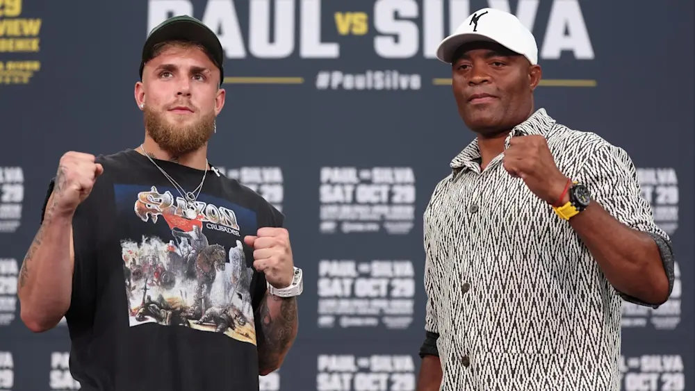 Boxing Jake Paul vs Anderson Silva