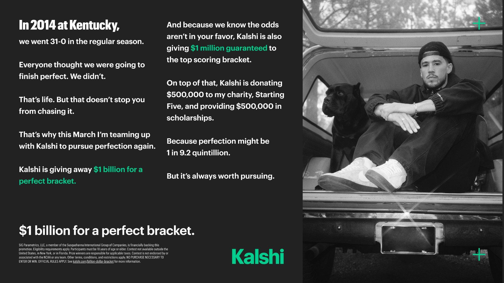 Devin Booker Kalshi Endorsement