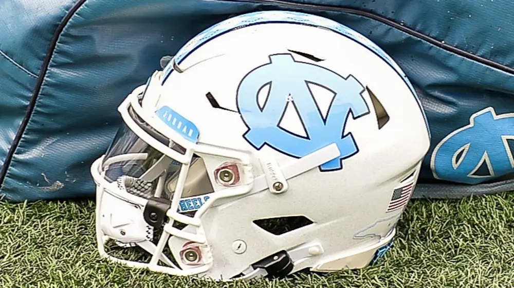 UNC Football Helmet