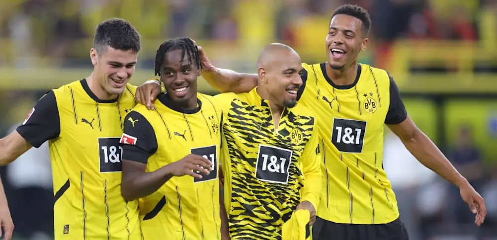 football 2024 bundesliga borussia dortmund team celebration