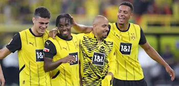 football 2024 bundesliga borussia dortmund team celebration