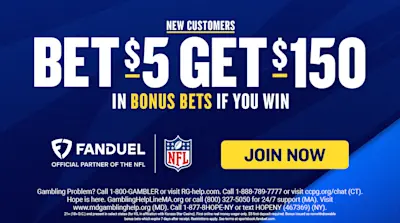 FanDuel Bet $5 Get $150 Dec 2024
