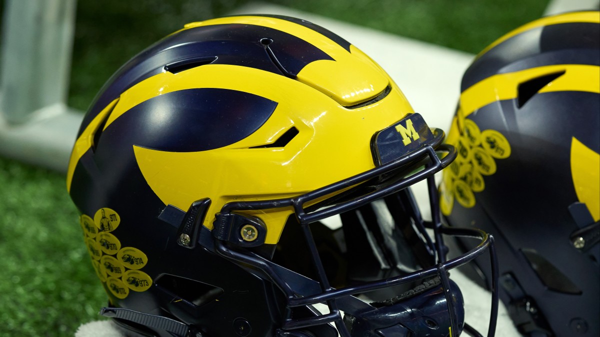 Michigan Wolverines Helmet