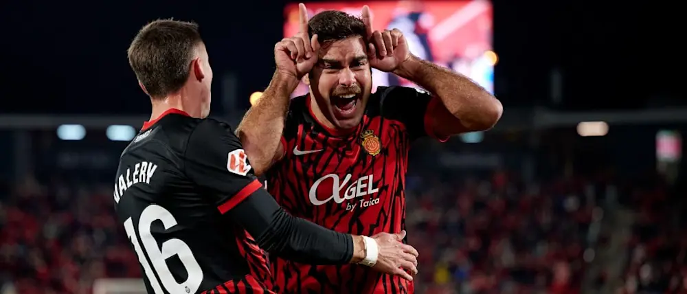 football 2024 spain liga ea sport mallorca abdon prats goal celebration