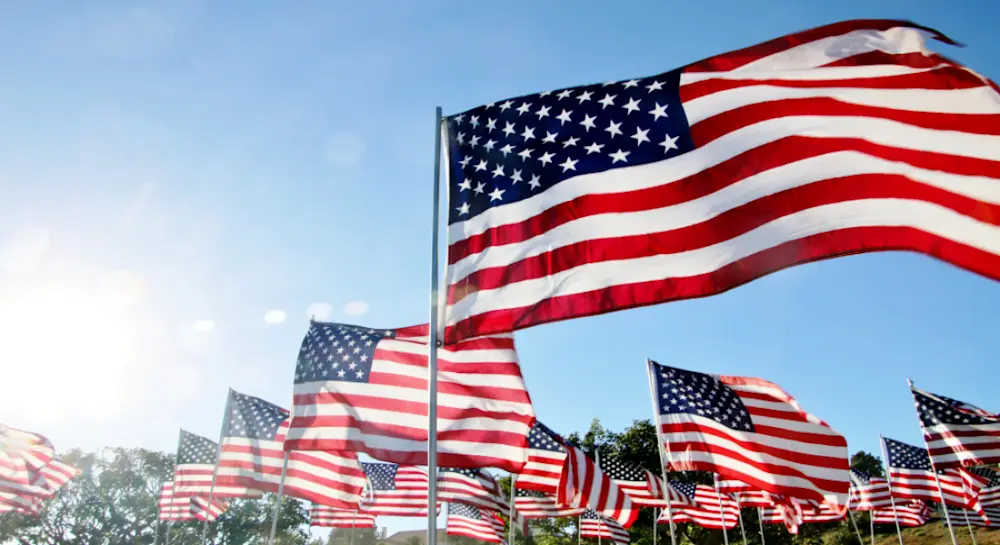 4th of July Flags