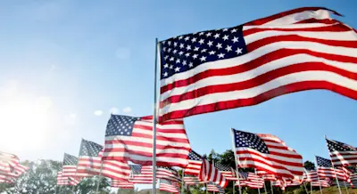 4th of July Flags