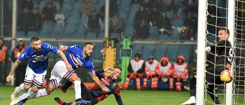 r football seriea sampdoriavsgenoa derby