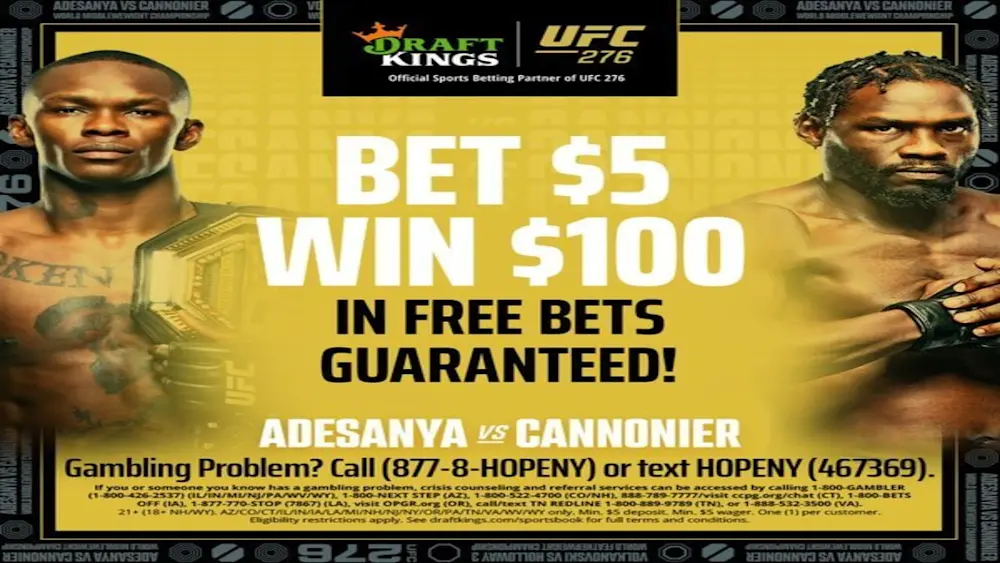 DraftKings UFC 276 Creative 1
