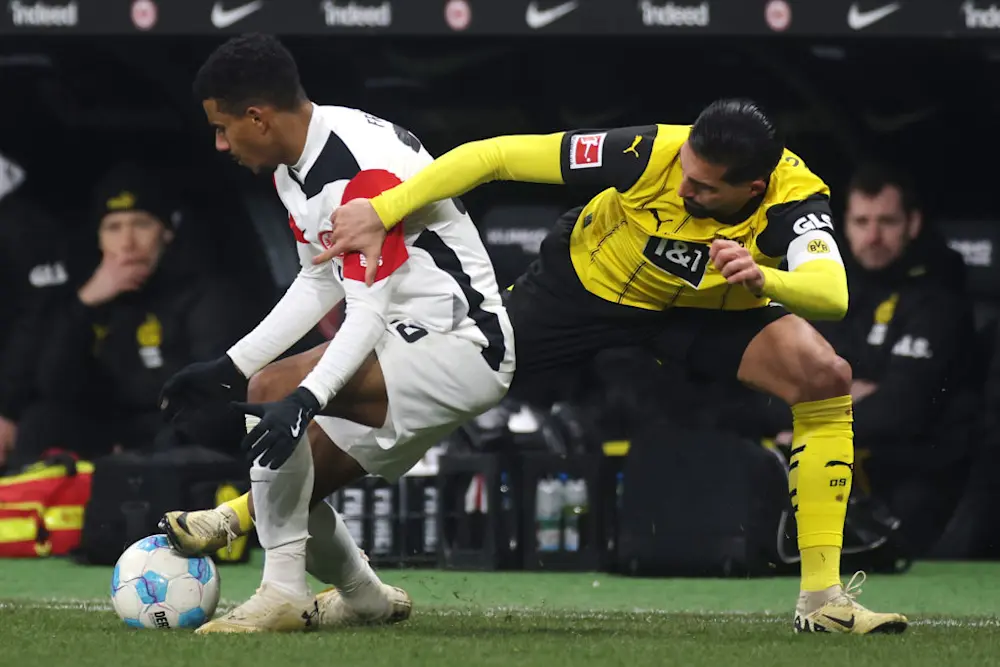 Eintracht and dortmund game