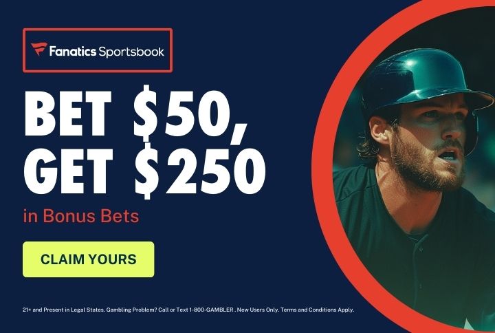 Fanatics Bet $50, Get $250 Offer