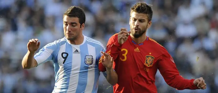 r football spain argentina 2010