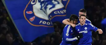 r football chelsea flags players