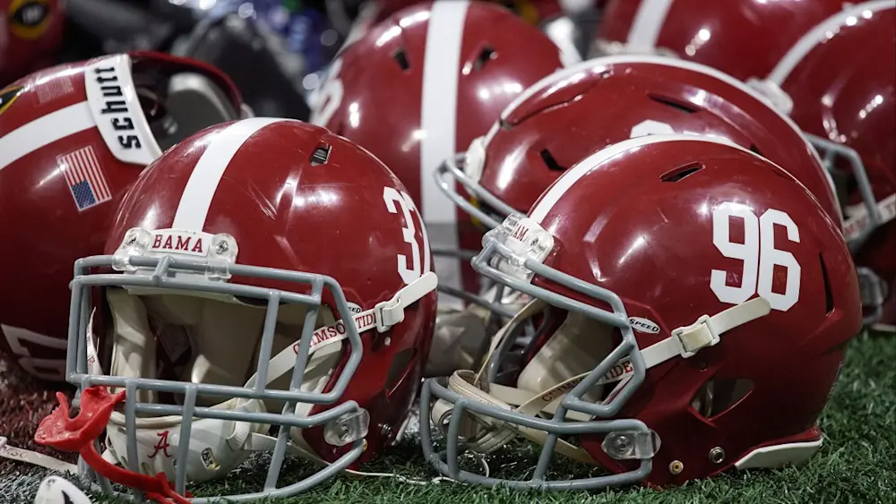 Alabama Crimson Tide helmets