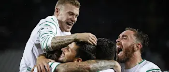 r football ireland celebrating